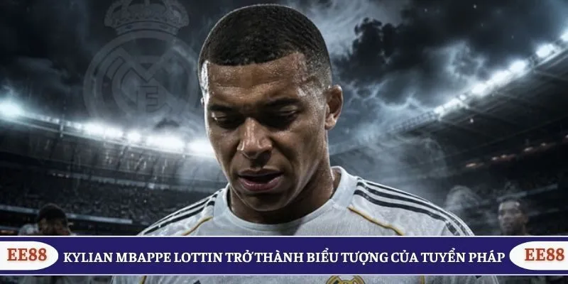 Kylian Mbappe Lottin trở thành biểu tượng của tuyển Pháp